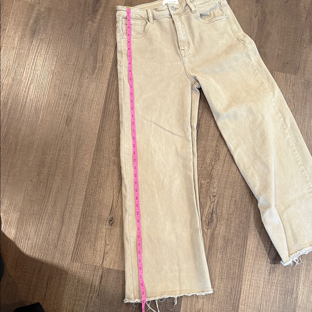 Risen Wide-Leg raw hem Jeans - Picture 11 of 12